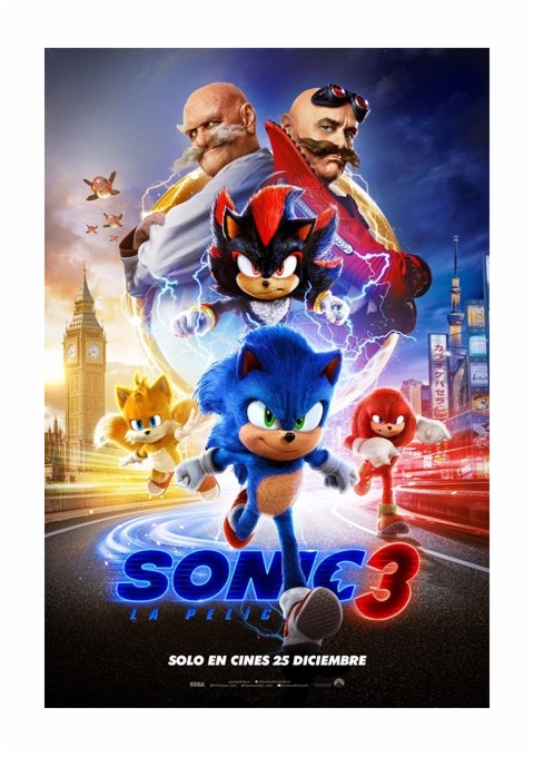 SONIC 3: LA PELICULA // ESTRENO MIÉRCOLES 25 DE DICIEMBRE